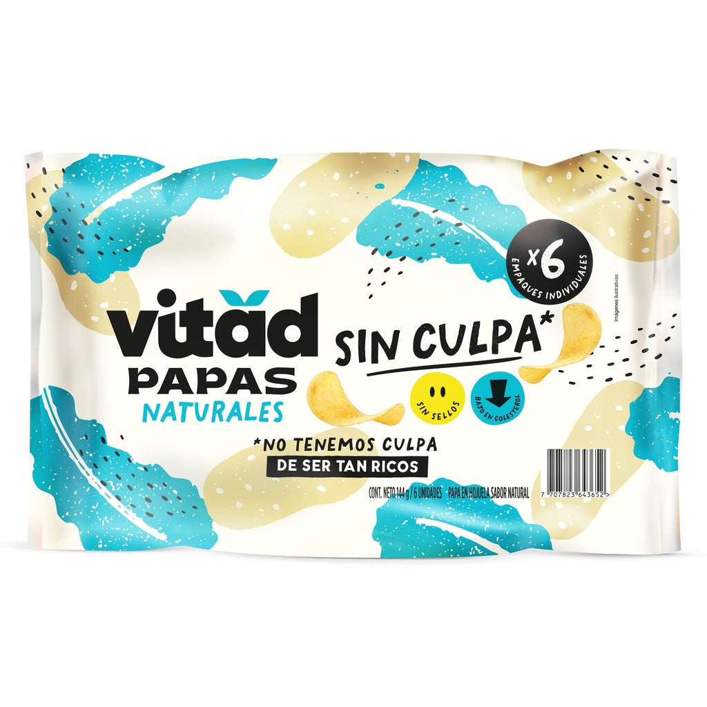 Papas Naturales x 6uds VITAD
