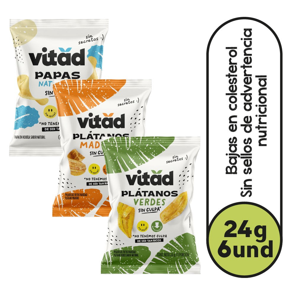 Surtido de snacks x 6uds VITAD