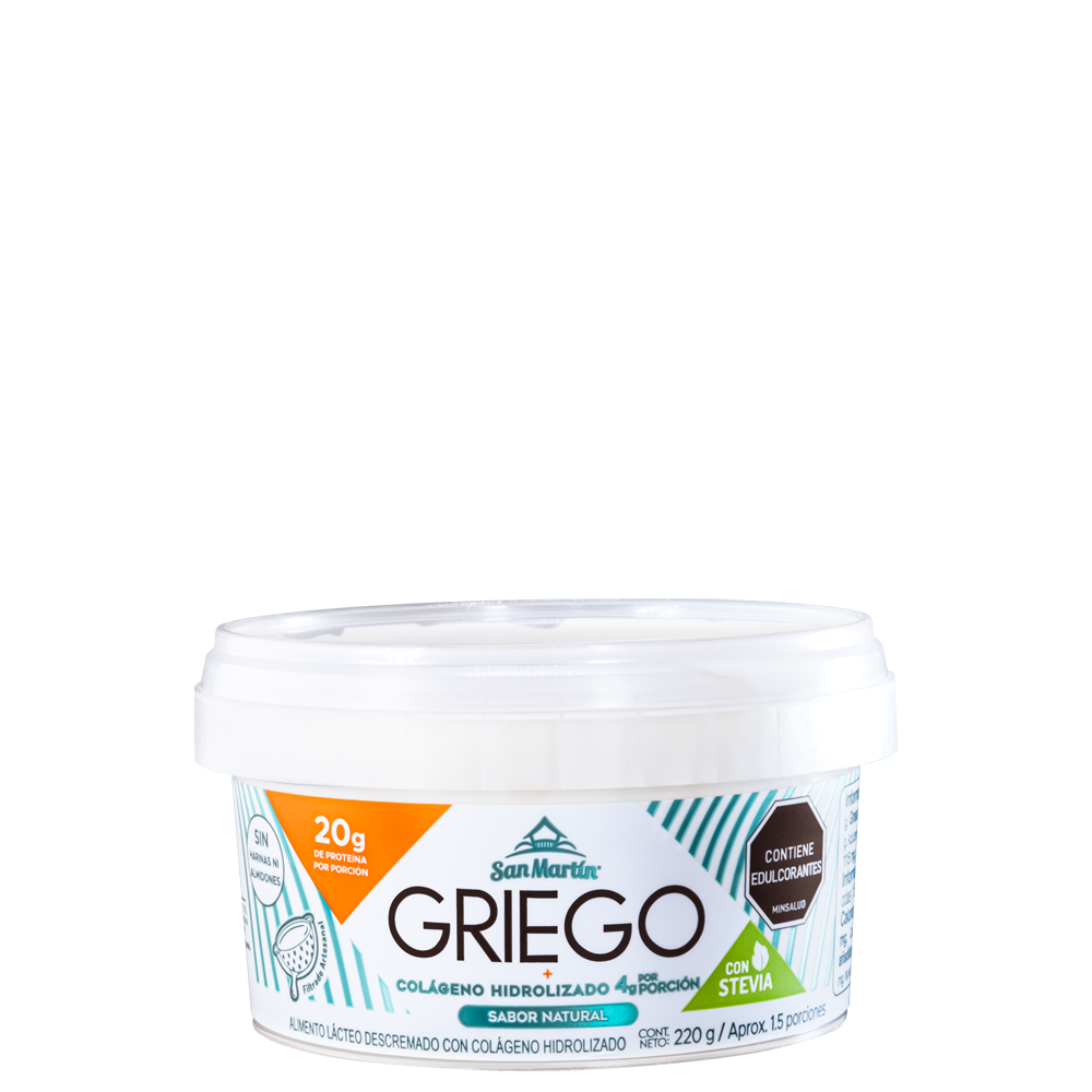 Yogurt Artesanal Griego Colágeno Hidrolizado SAN MARTIN