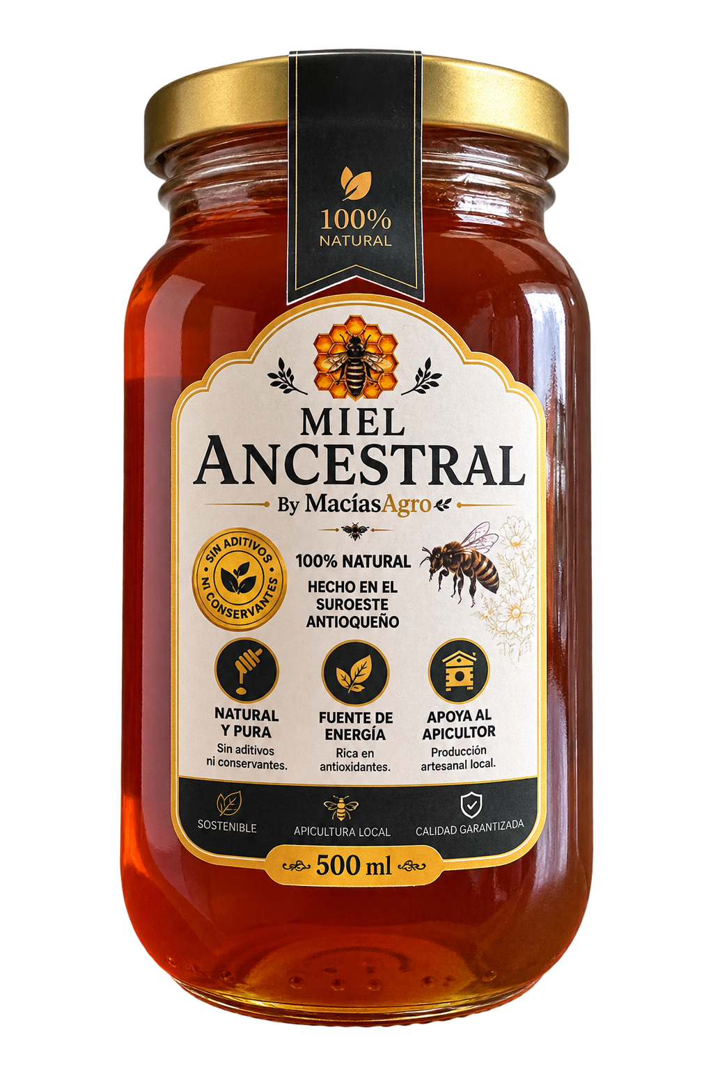 Miel Natural Ancestral AGROMACIAS
