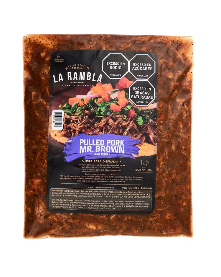 Pulled Pork Mr Brown (Desmechado) LA RAMBLA