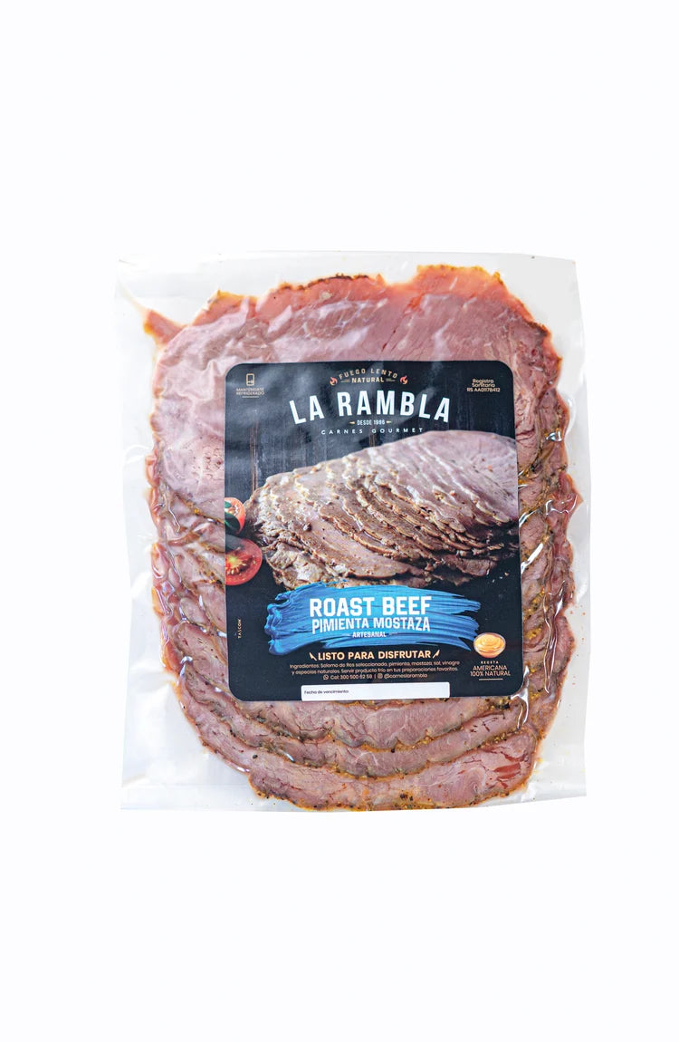 Roast beef Pimienta Mostaza LA RAMBLA